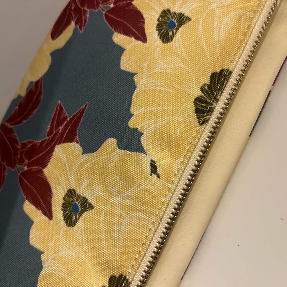 Floral Zippered Fold Over Clutch Rachel Pally